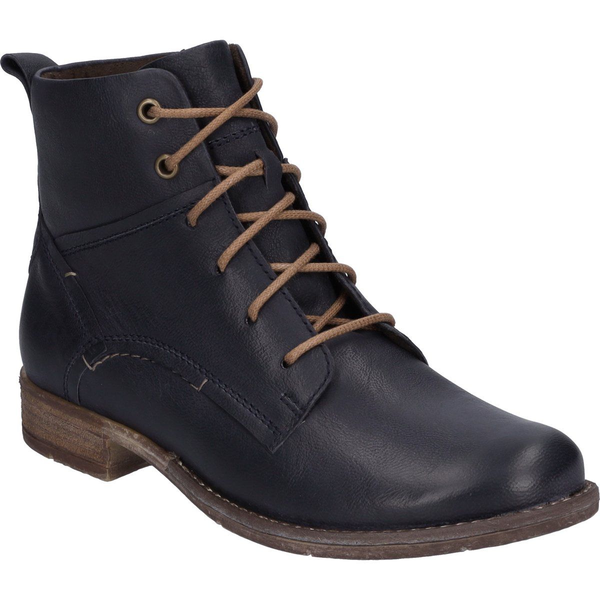 Schnürstiefeletten aus Leder