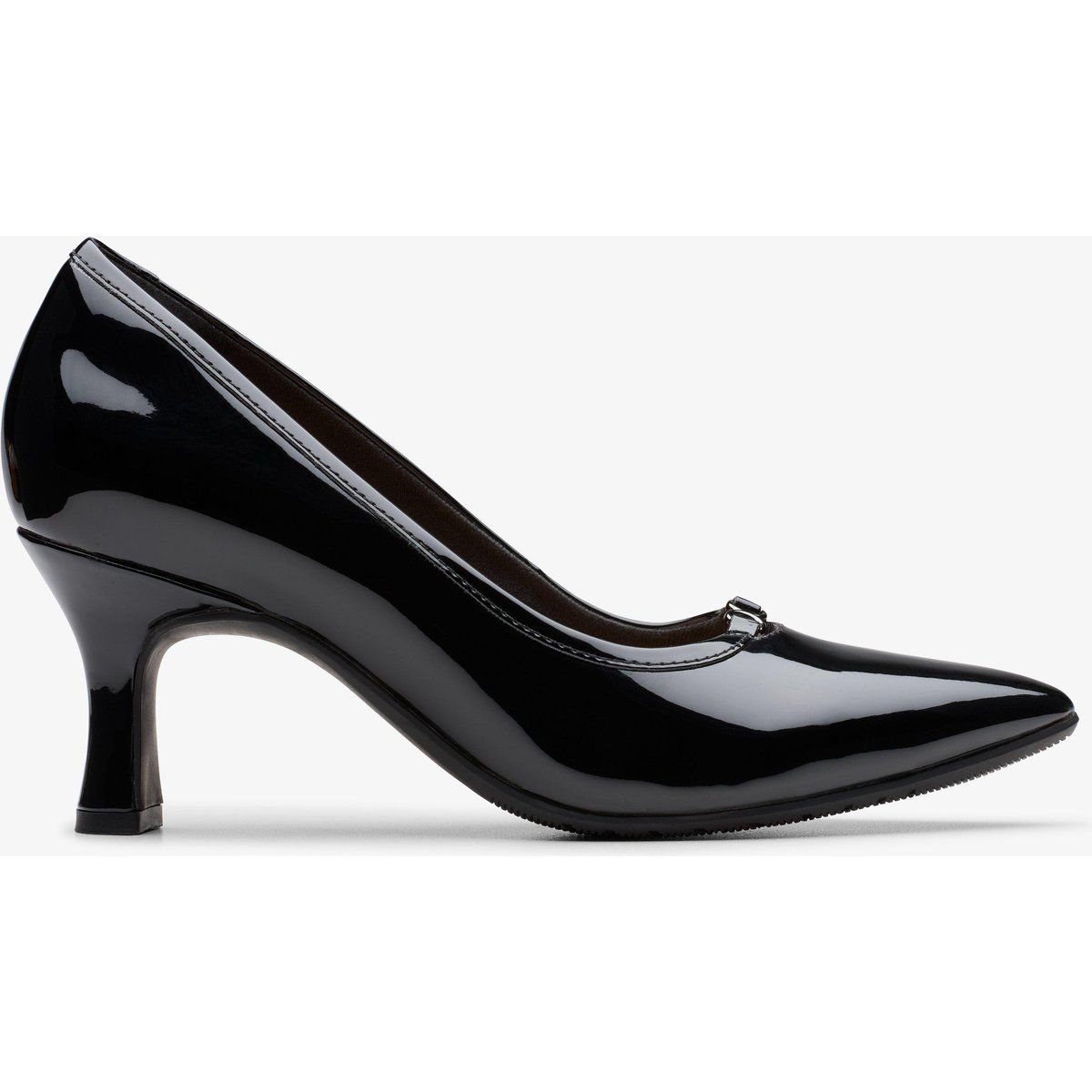Elegante Spitze Lack-Pumps