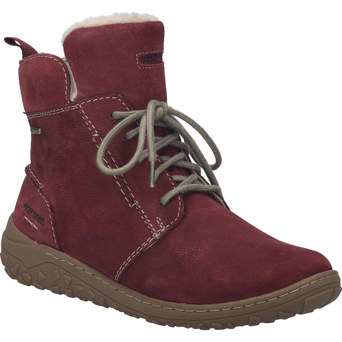 Schnürstiefeletten aus robustem Rindsleder
