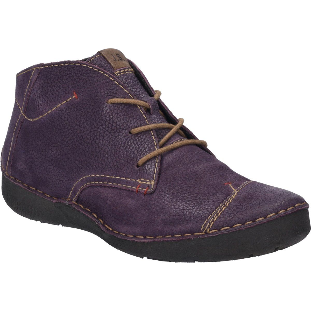 Handgenähte Schnürstiefeletten aus Leder