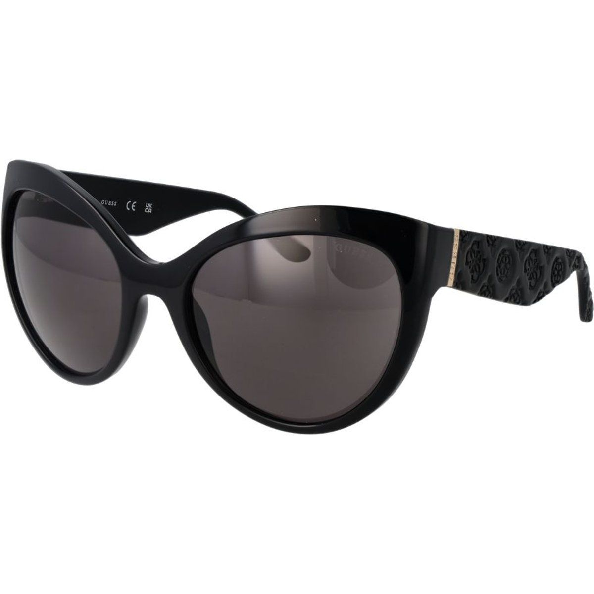 Butterfly-Sonnenbrille mit gemusterten Bügeln