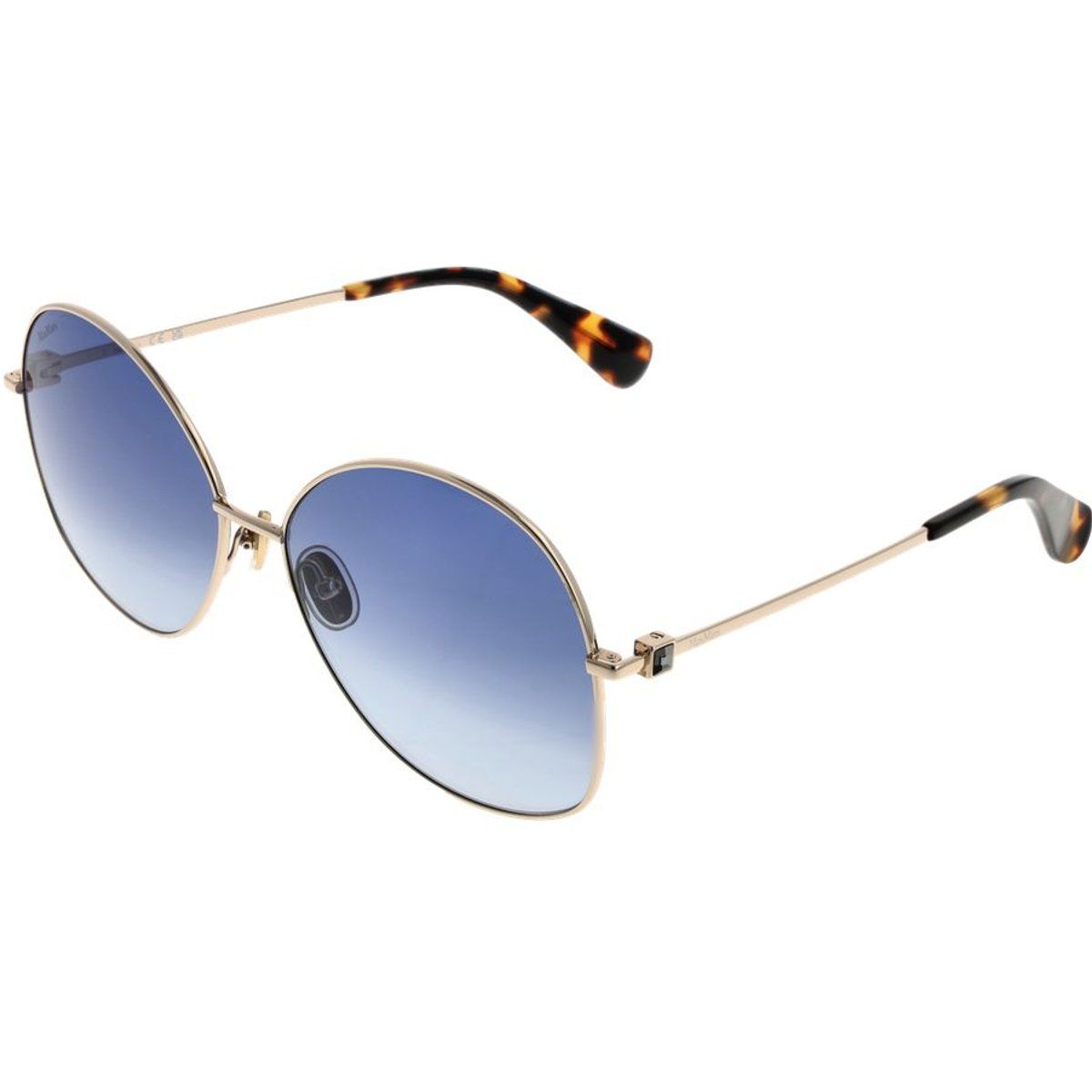 Elegante Runde Oversize-Sonnenbrille