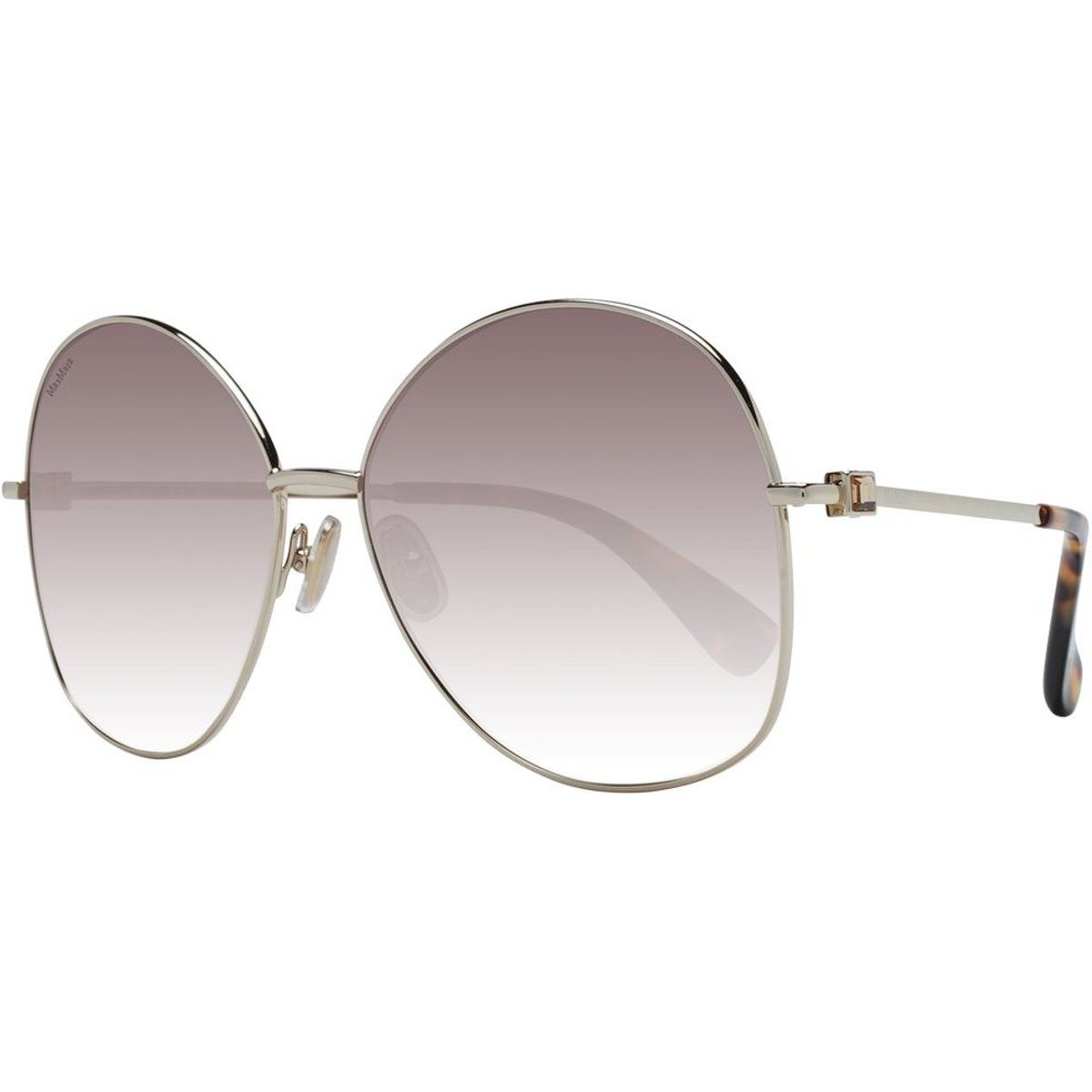Übergroße Runde Verlaufs-Sonnenbrille