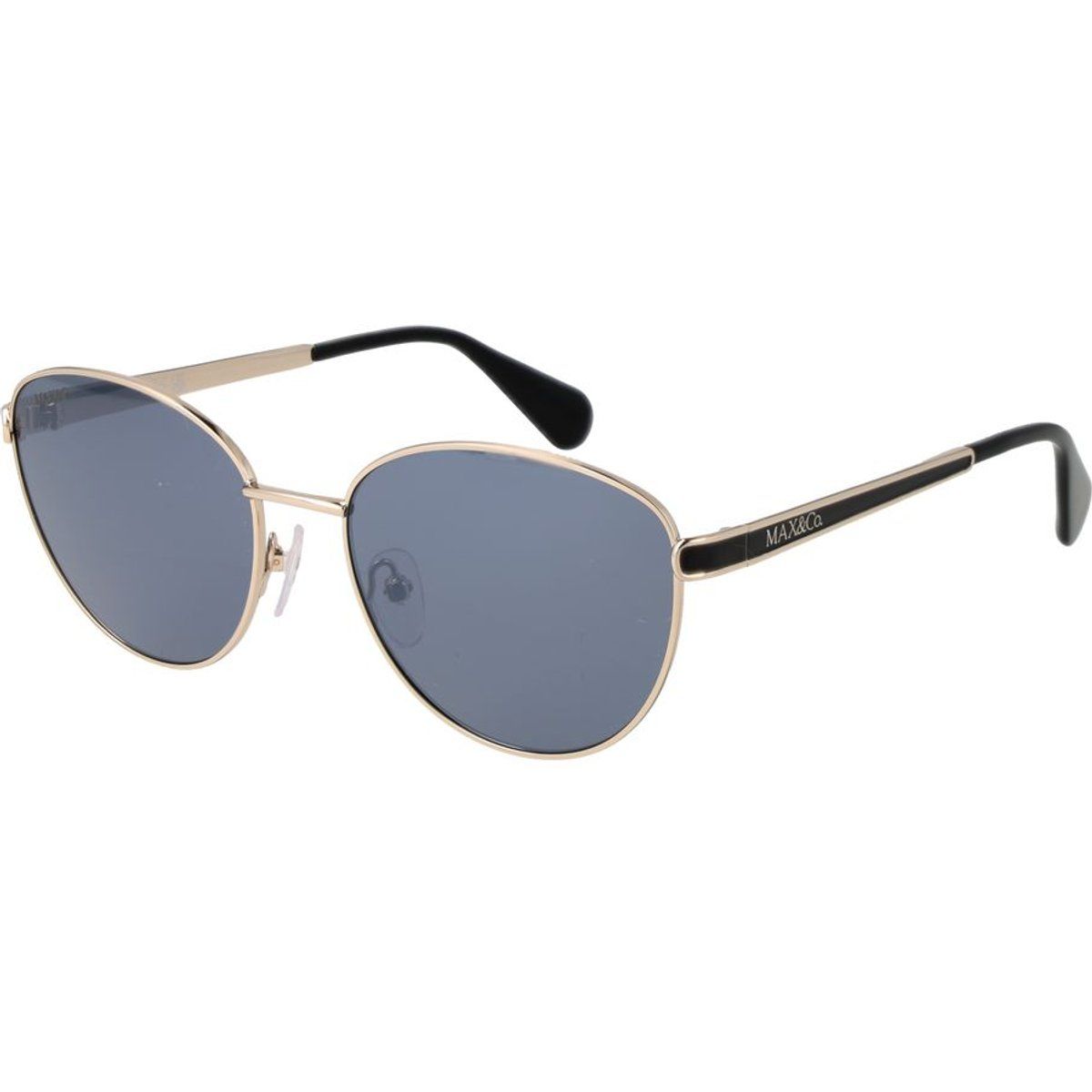 Elegante runde Metall-Sonnenbrille