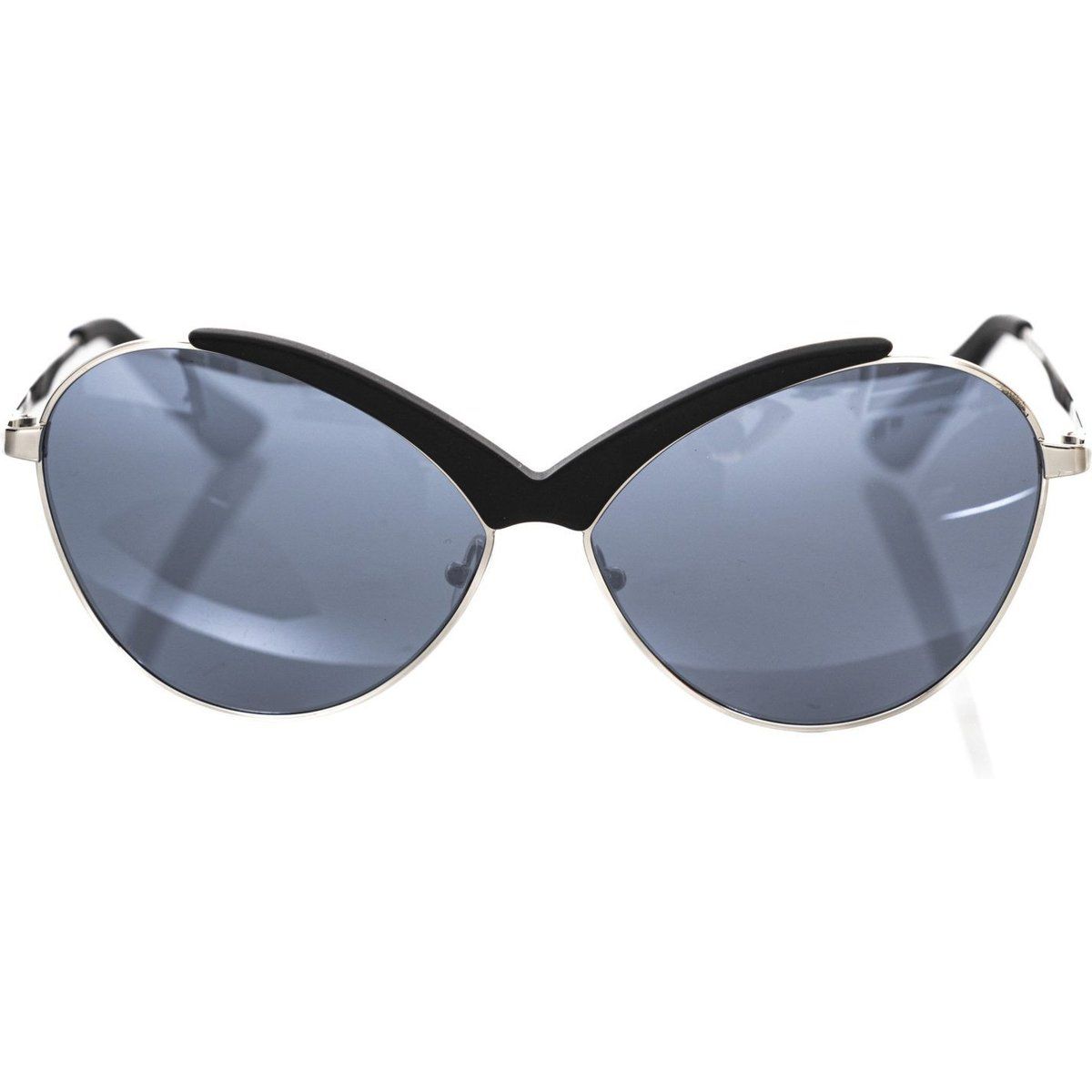 Architektonische Cat-Eye-Metallsonnenbrille