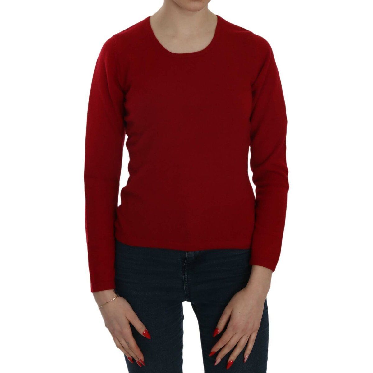 Zeitloser Kaschmirpullover mit Rundhalsausschnitt