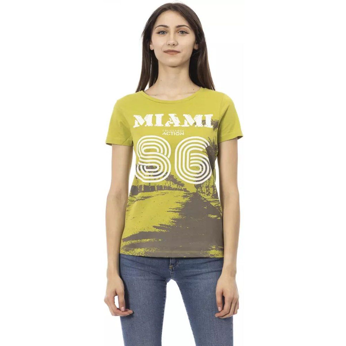 T-Shirt mit Miami-Grafikdruck