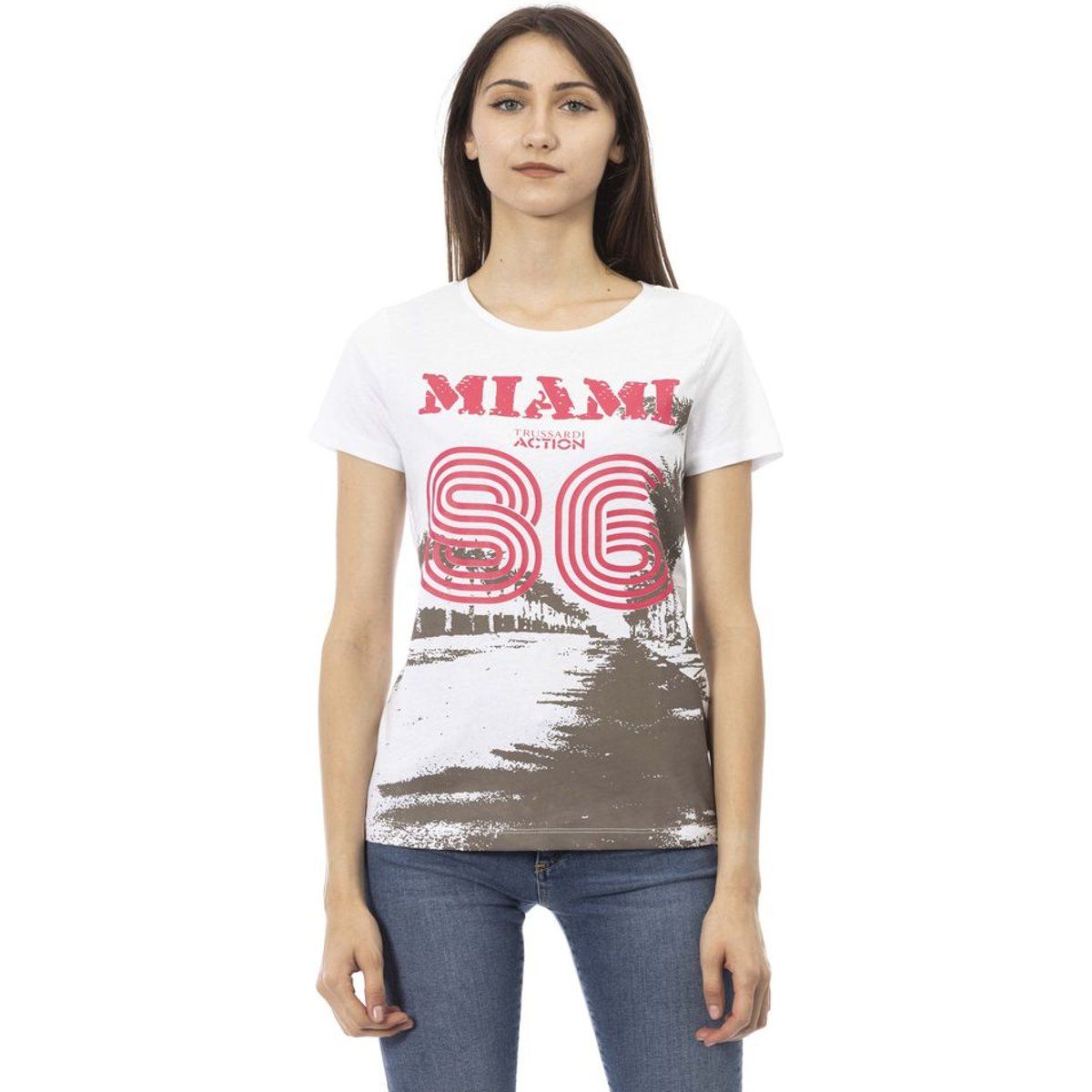 Grafik-Print T-Shirt Miami 86