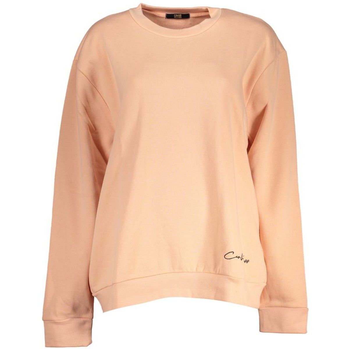 Minimalistisches Baumwoll-Sweatshirt mit Rundhalsausschnitt