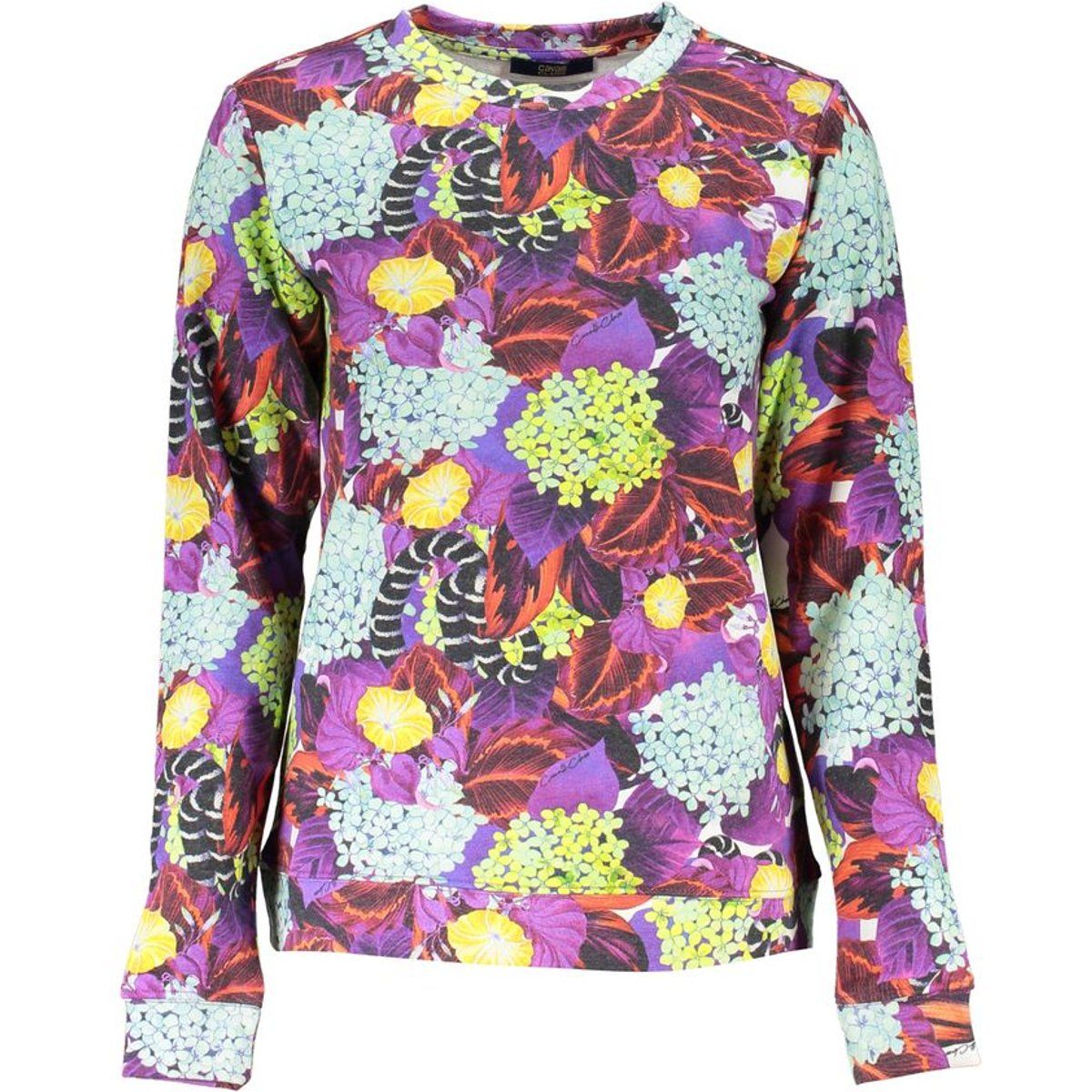 Sweatshirt mit lebhaftem Blumenmuster