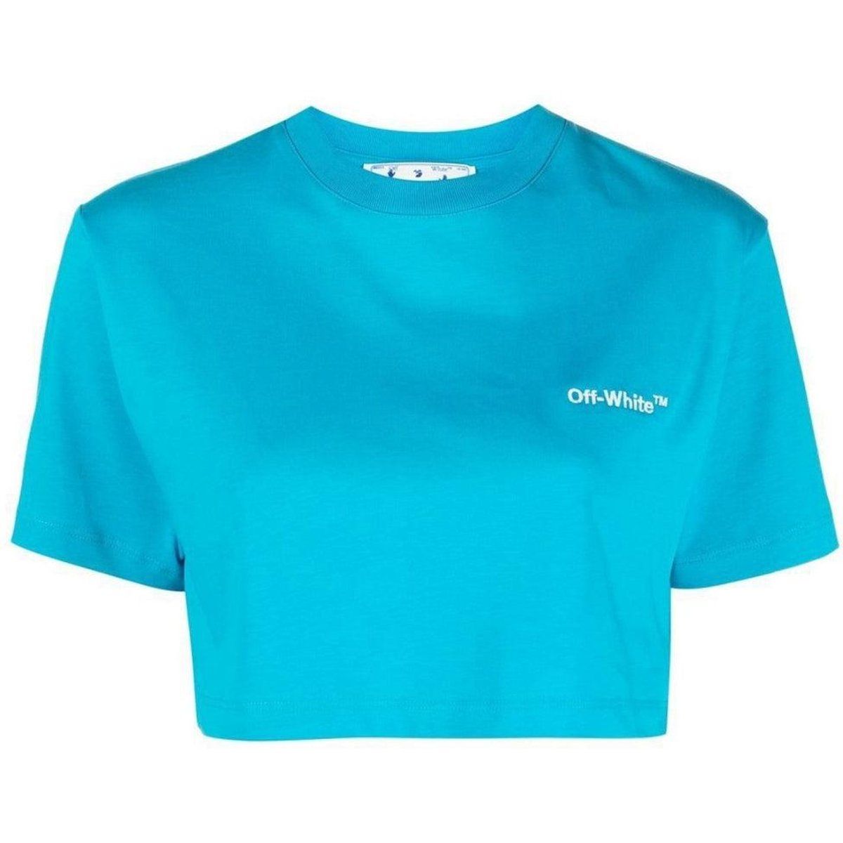 Helvetica Kurzes Jersey-T-Shirt