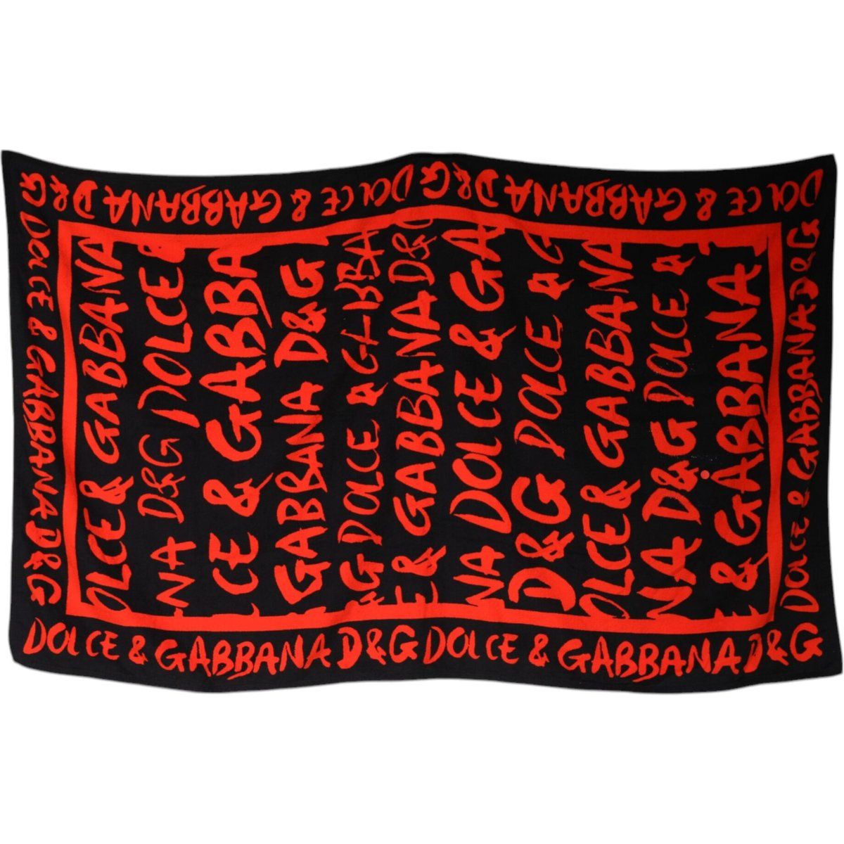 Seidenschal mit typografischem Logo-Print