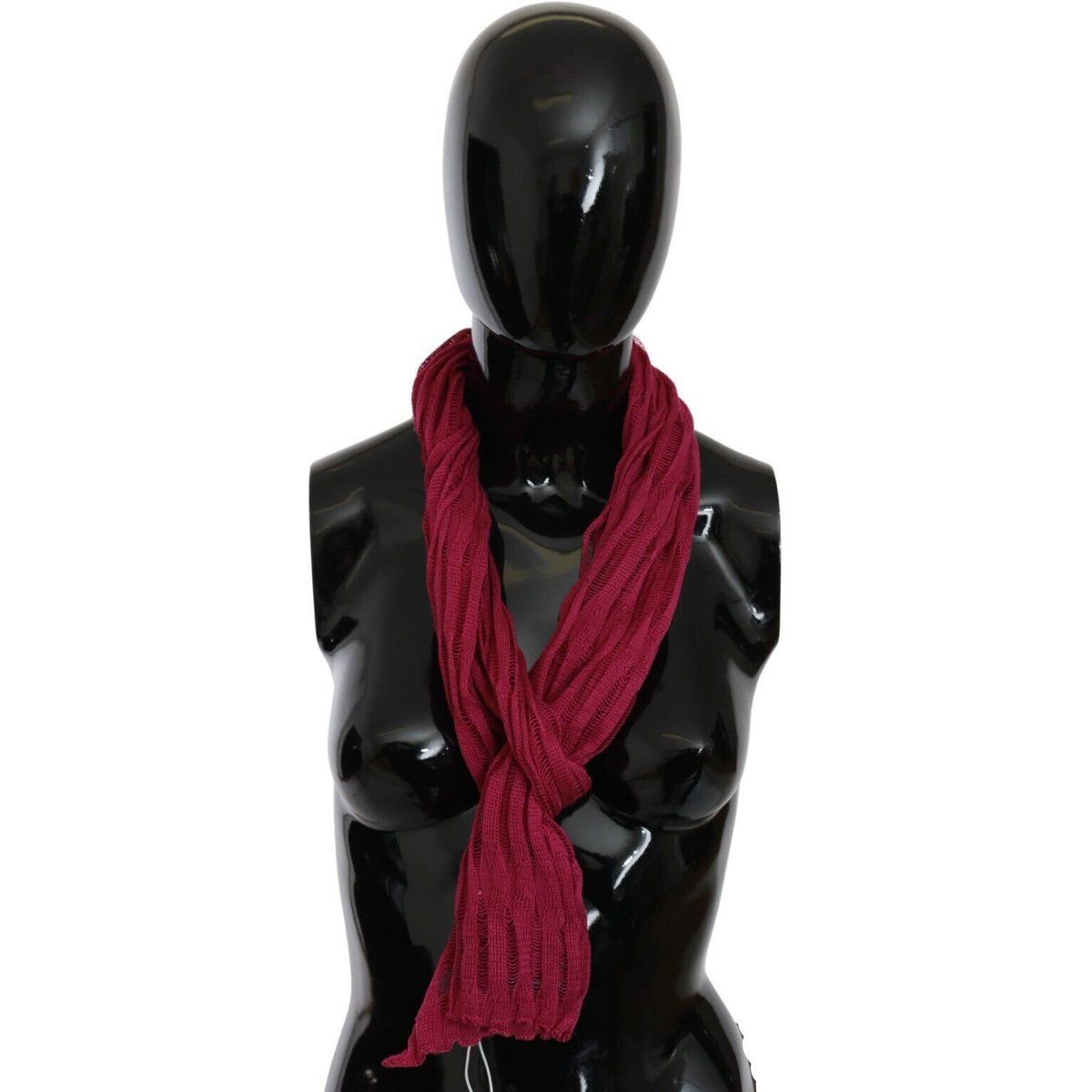 Eleganter Rippstrickschal aus Viskose