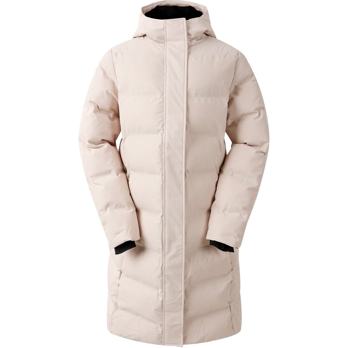 Langer gesteppter Puffer-Parka