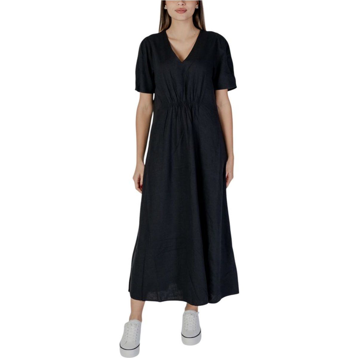 Lässiges Maxikleid mit V-Ausschnitt