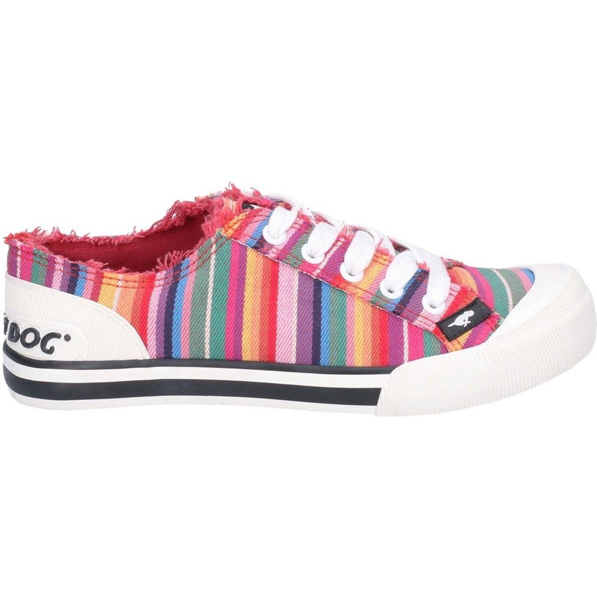 Gestreifte Canvas-Sneaker Jazzin