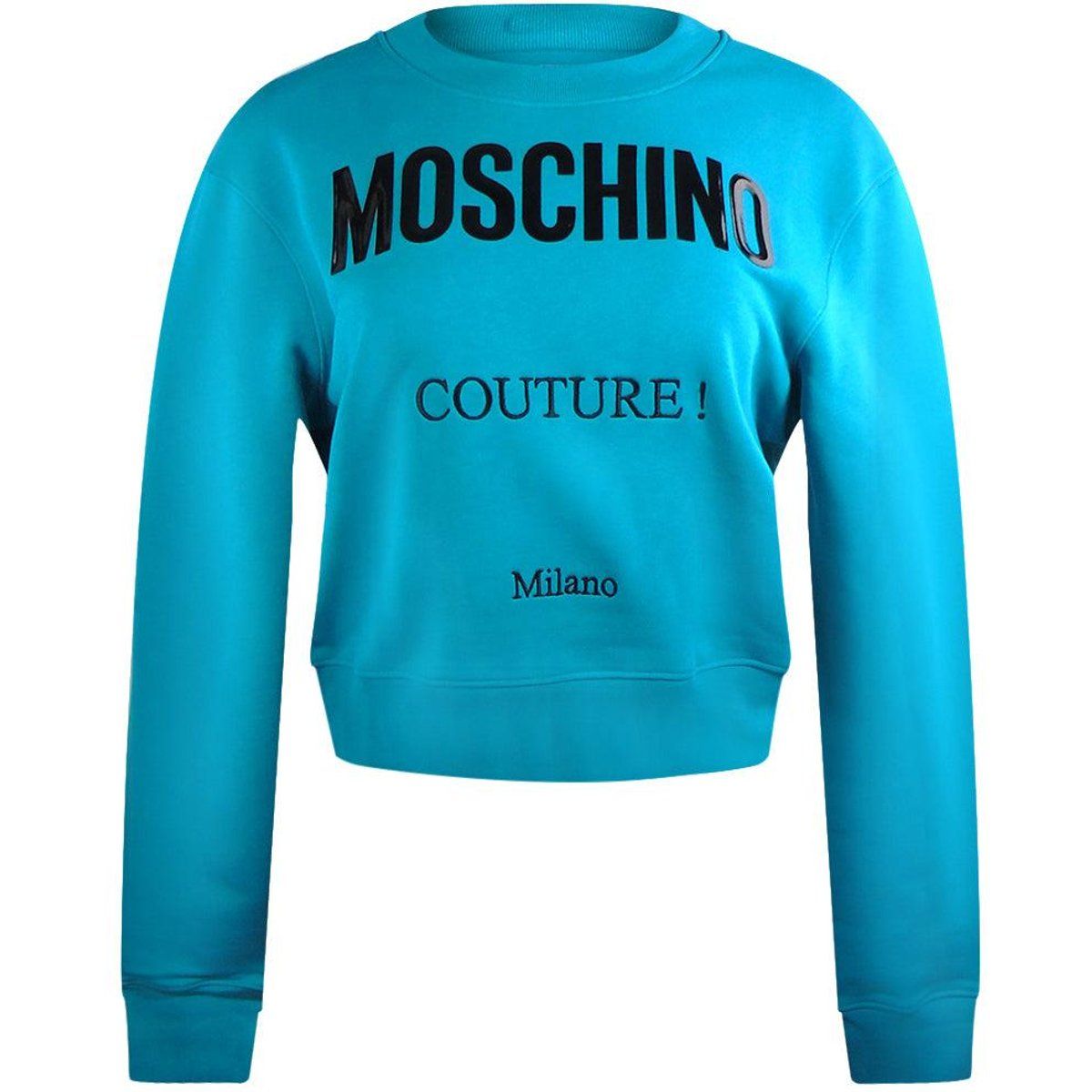 Baumwoll-Sweatshirt mit Rundlogo