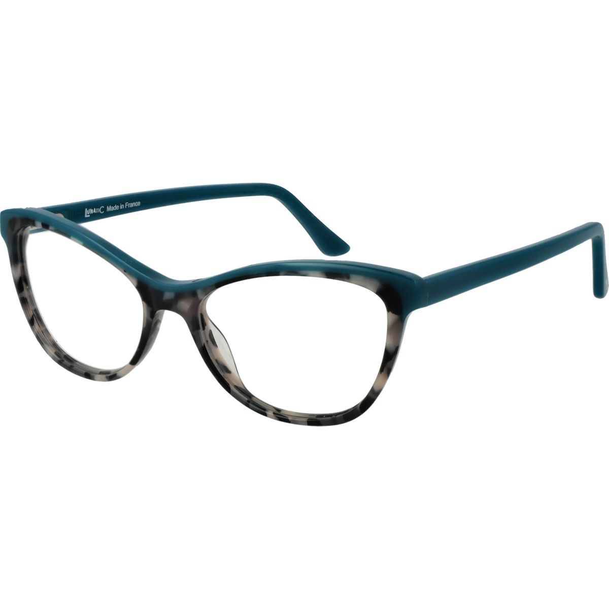 Zweifarbige Cat-Eye Brillenfassung