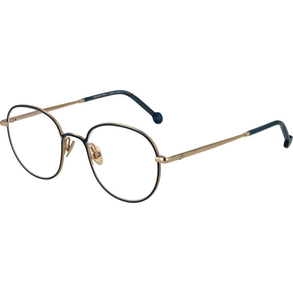 Elegante Runde Panto-Brille
