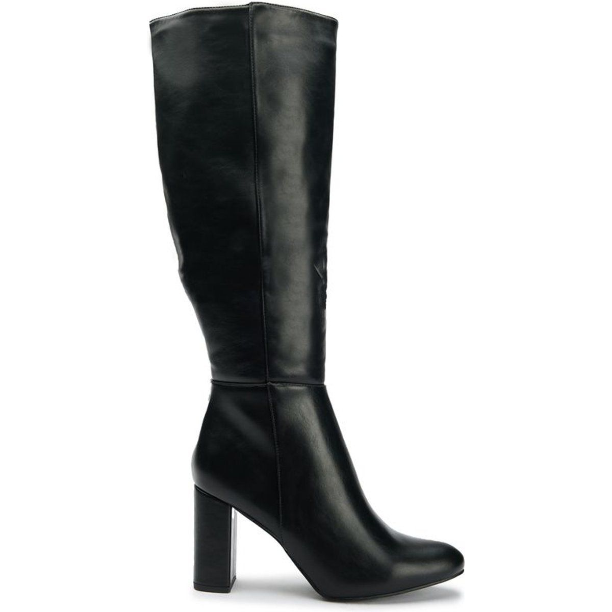 Elegante Kniehohe Blockabsatz-Stiefel