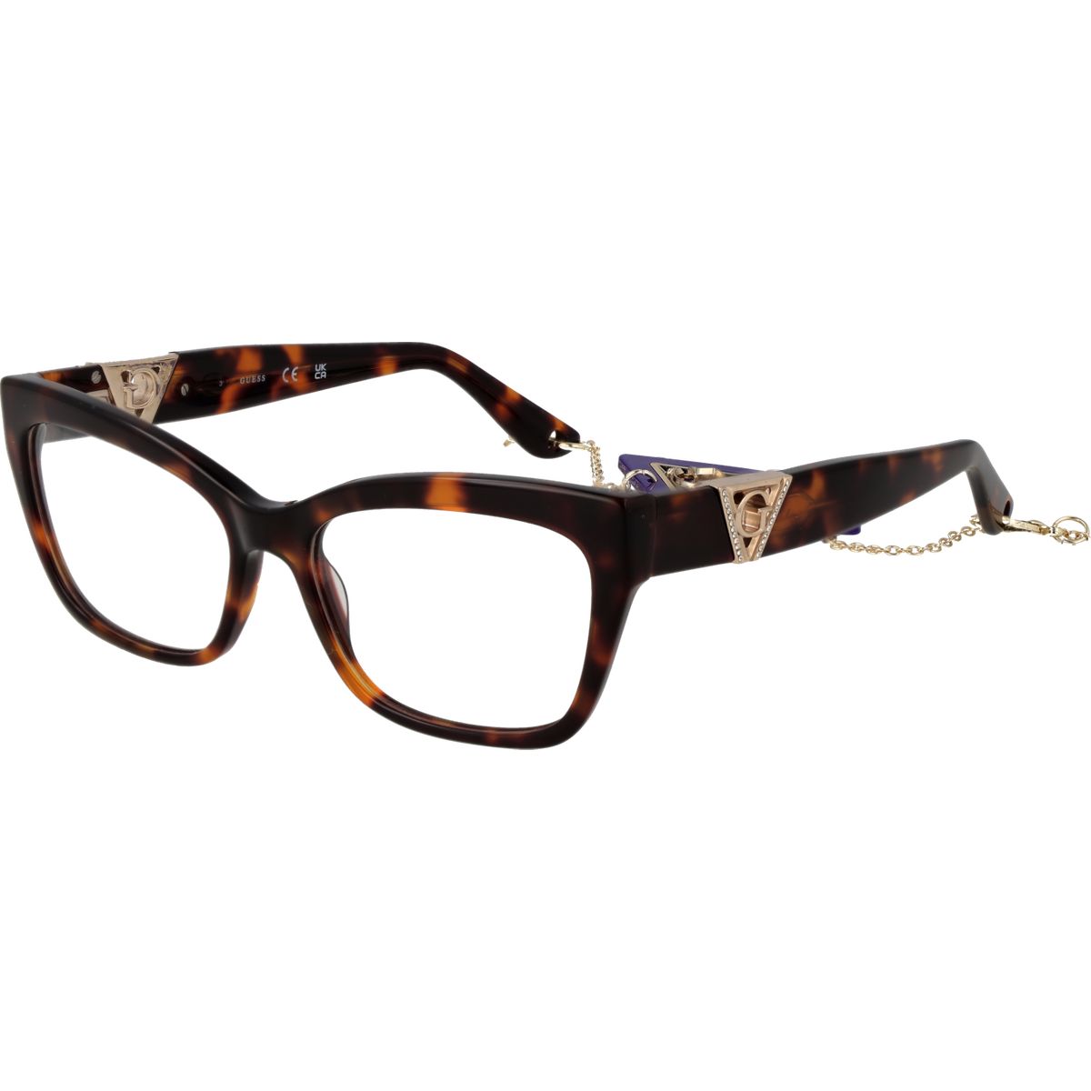 Elegante Cat-Eye Brillenfassung in Hornoptik