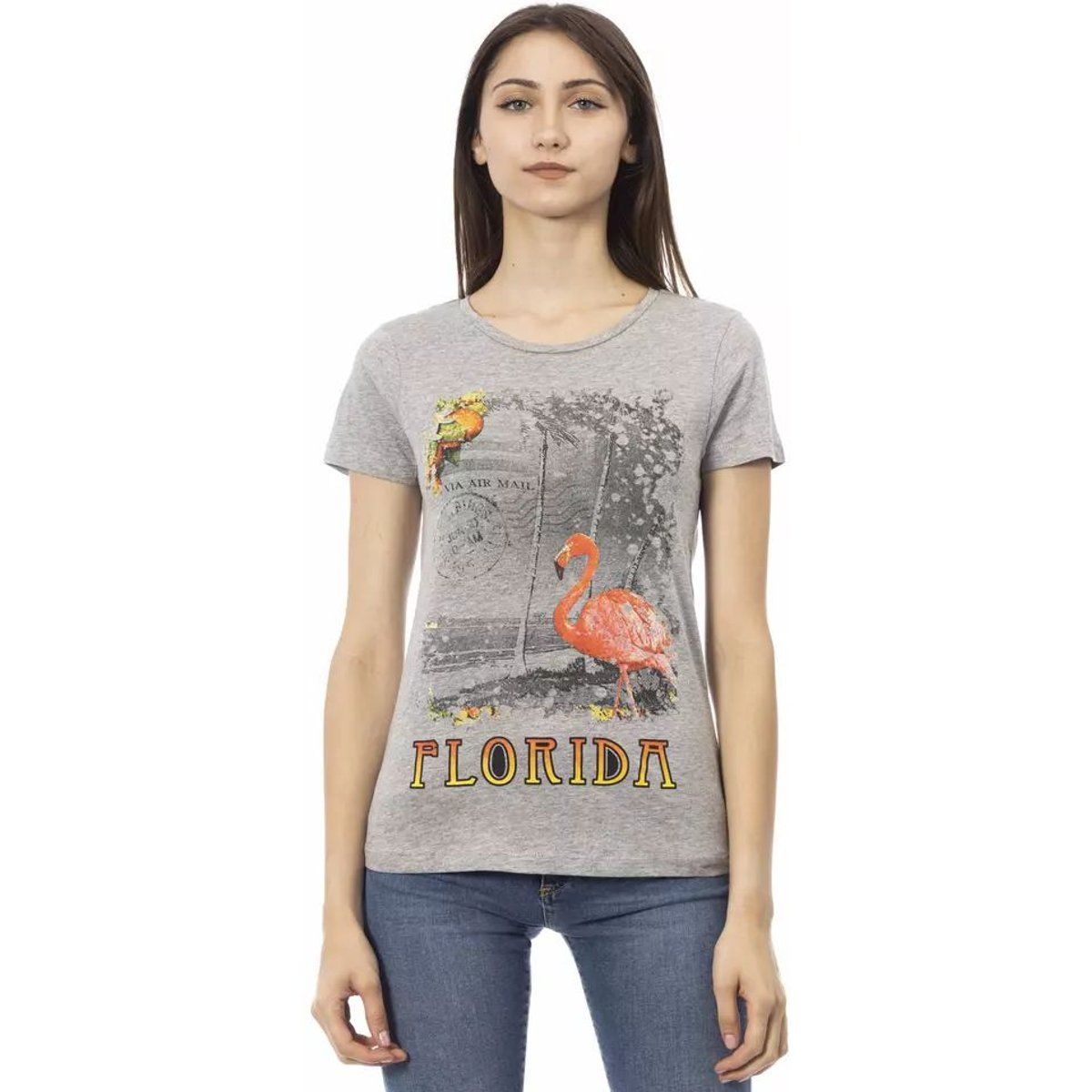 T-Shirt mit tropischem Florida-Print