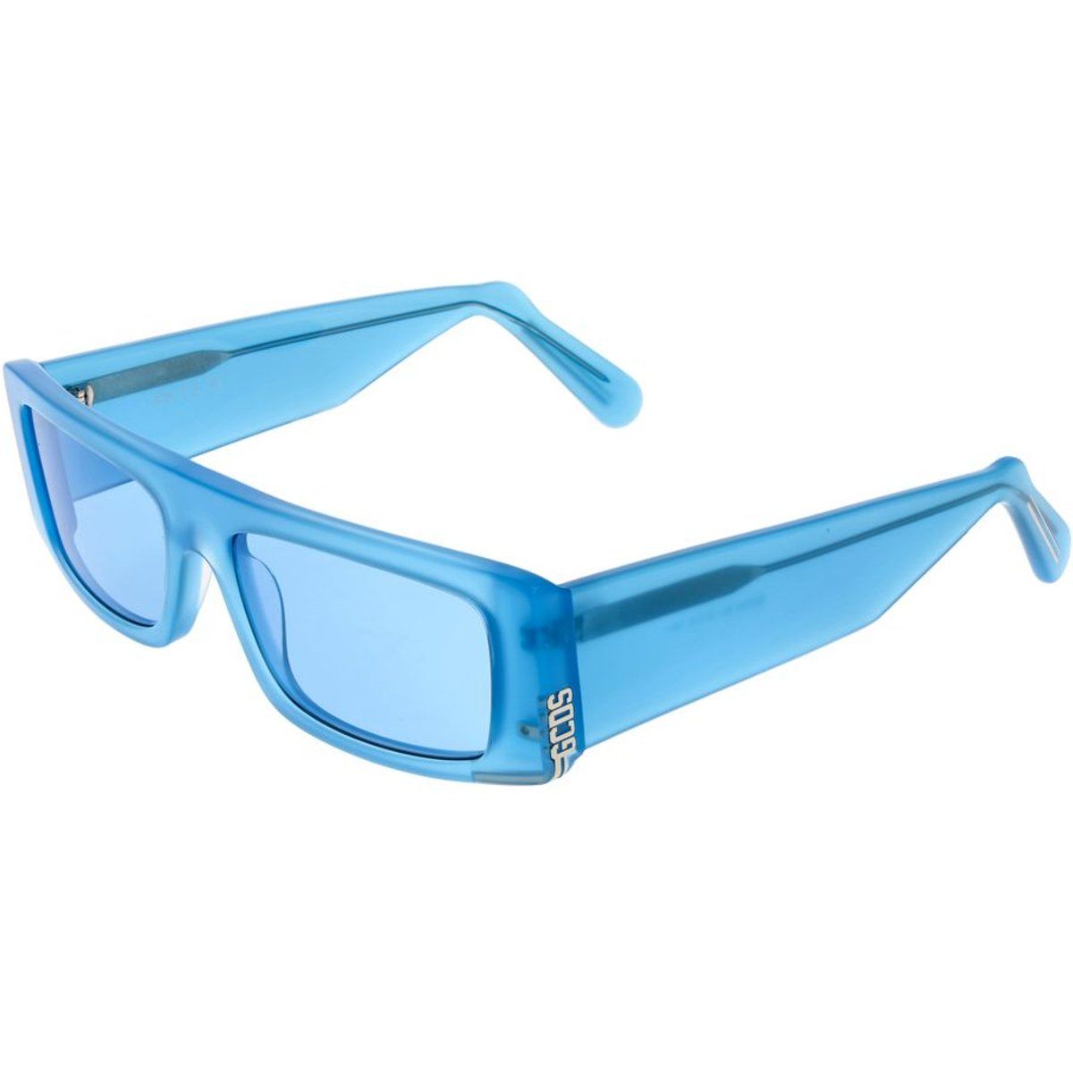 Markante Rechteckige Transparente Sonnenbrille