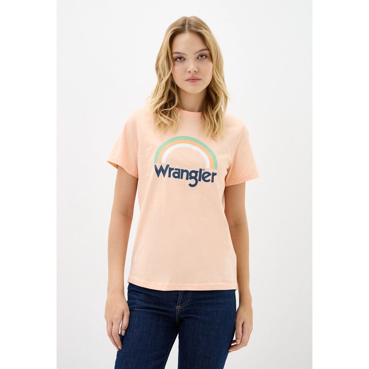 Vintage-inspiriertes T-Shirt mit Logo-Print