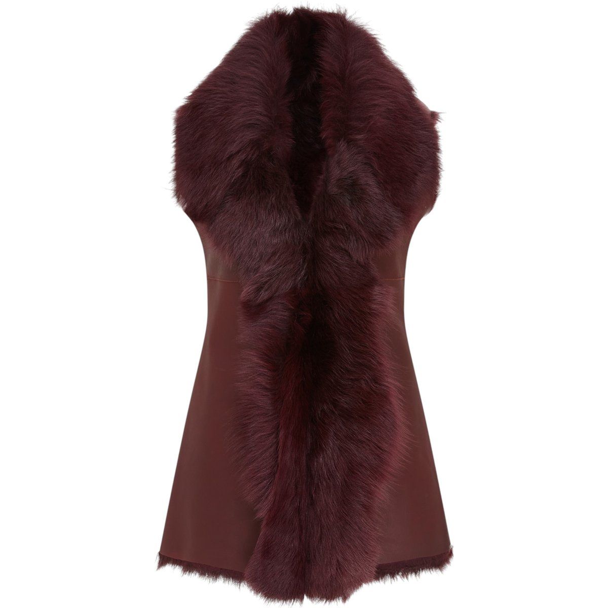 Elegante Weste aus Toscana-Lammfell