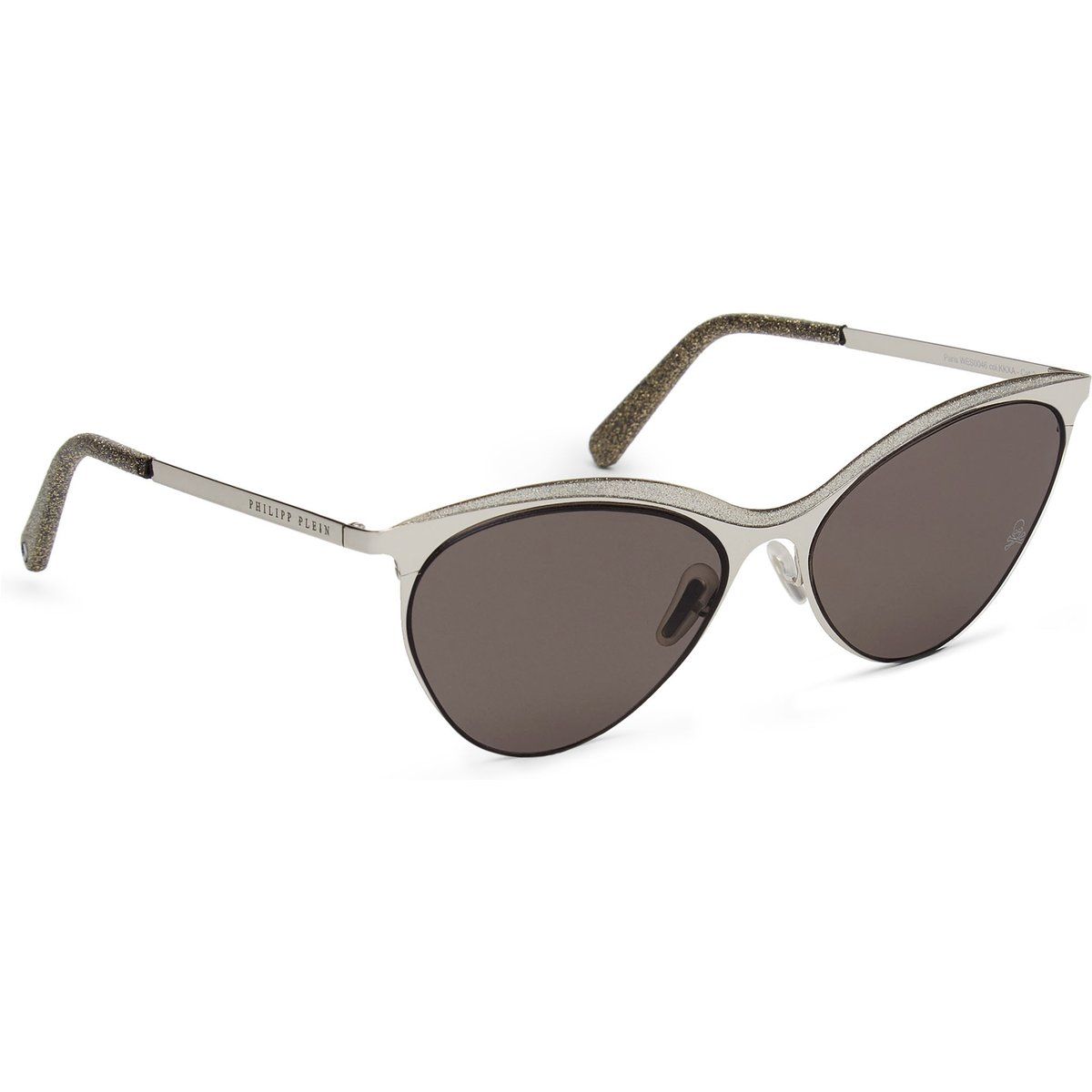 Glitzernde Cat-Eye-Sonnenbrille