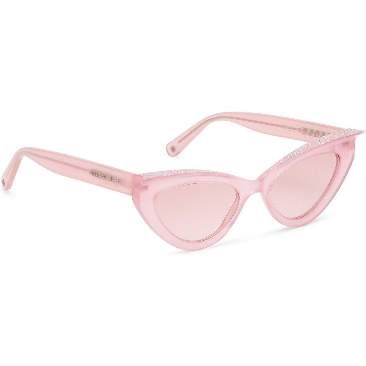 Statement Glitzer-Sonnenbrille im Katzenaugen-Stil
