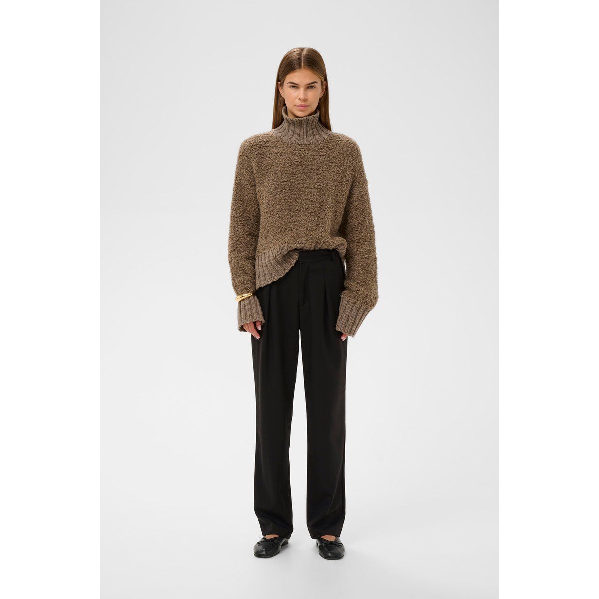 Elegante Anzughose mit geradem Bein