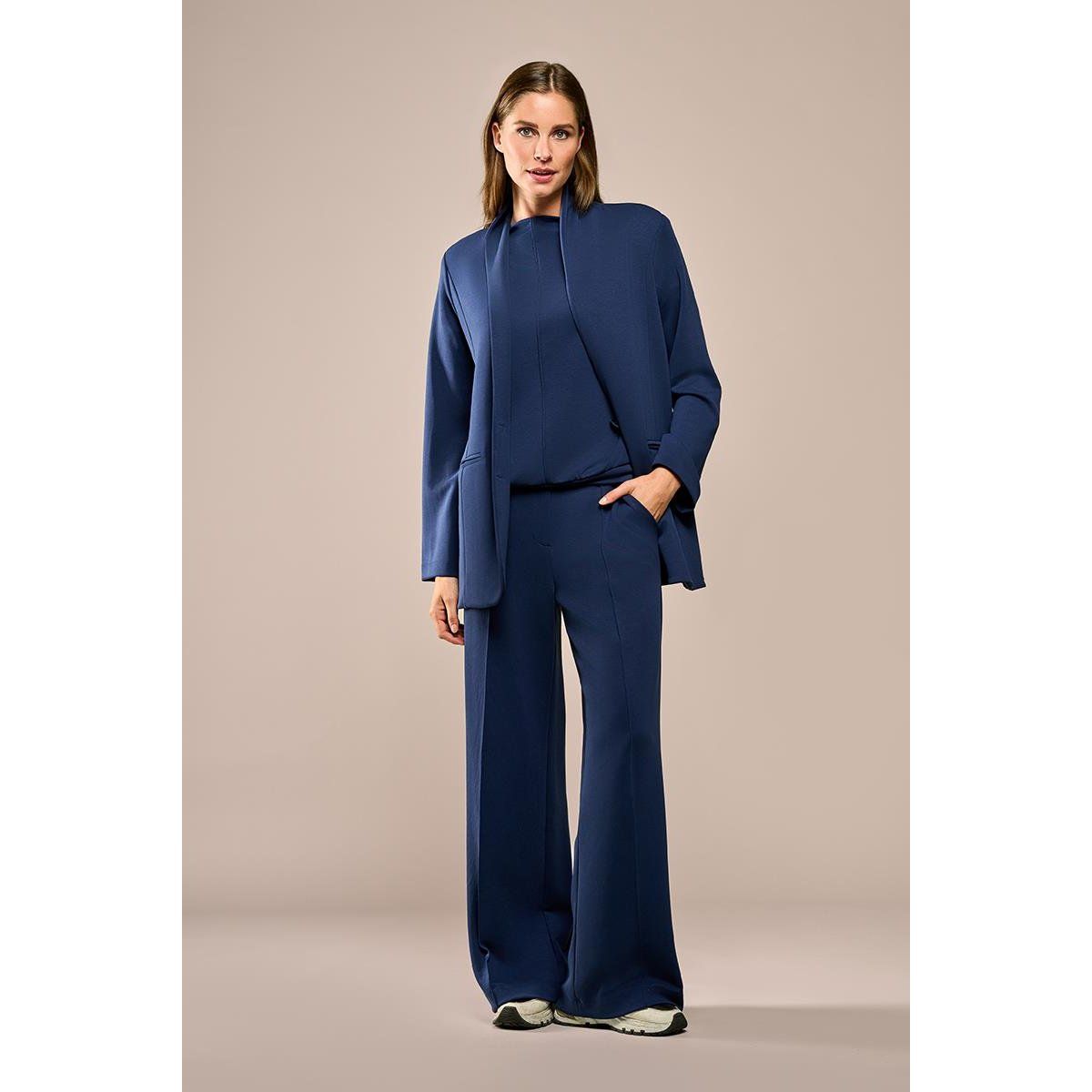 Eleganter Stretch-Blazer mit Schalkragen