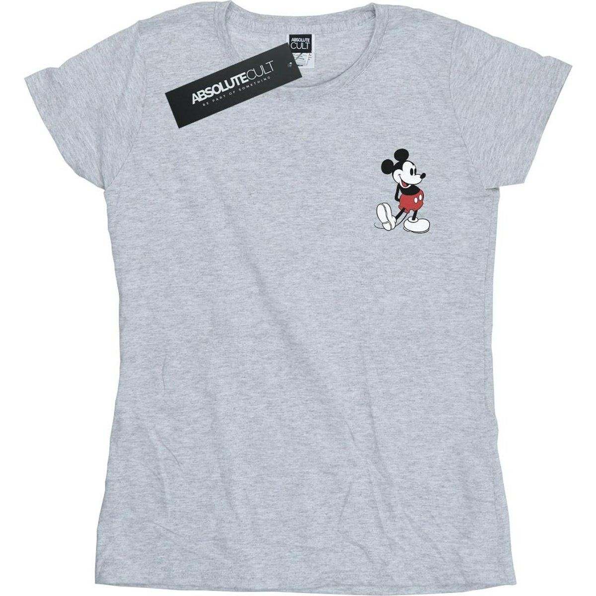Baumwoll-T-Shirt mit Micky-Maus-Grafik