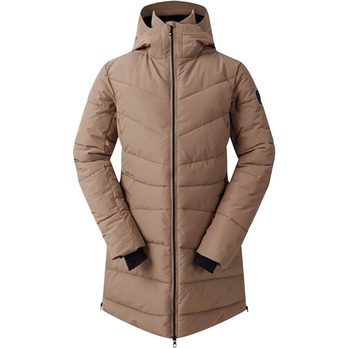 Wasserabweisender gesteppter Longline-Parka