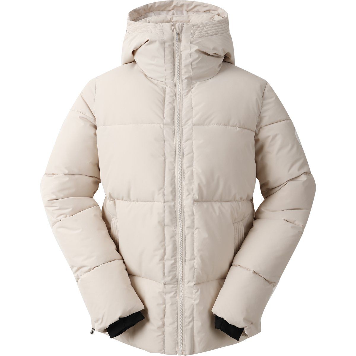 Wattierte Wasserfeste Ski-Kapuzenjacke