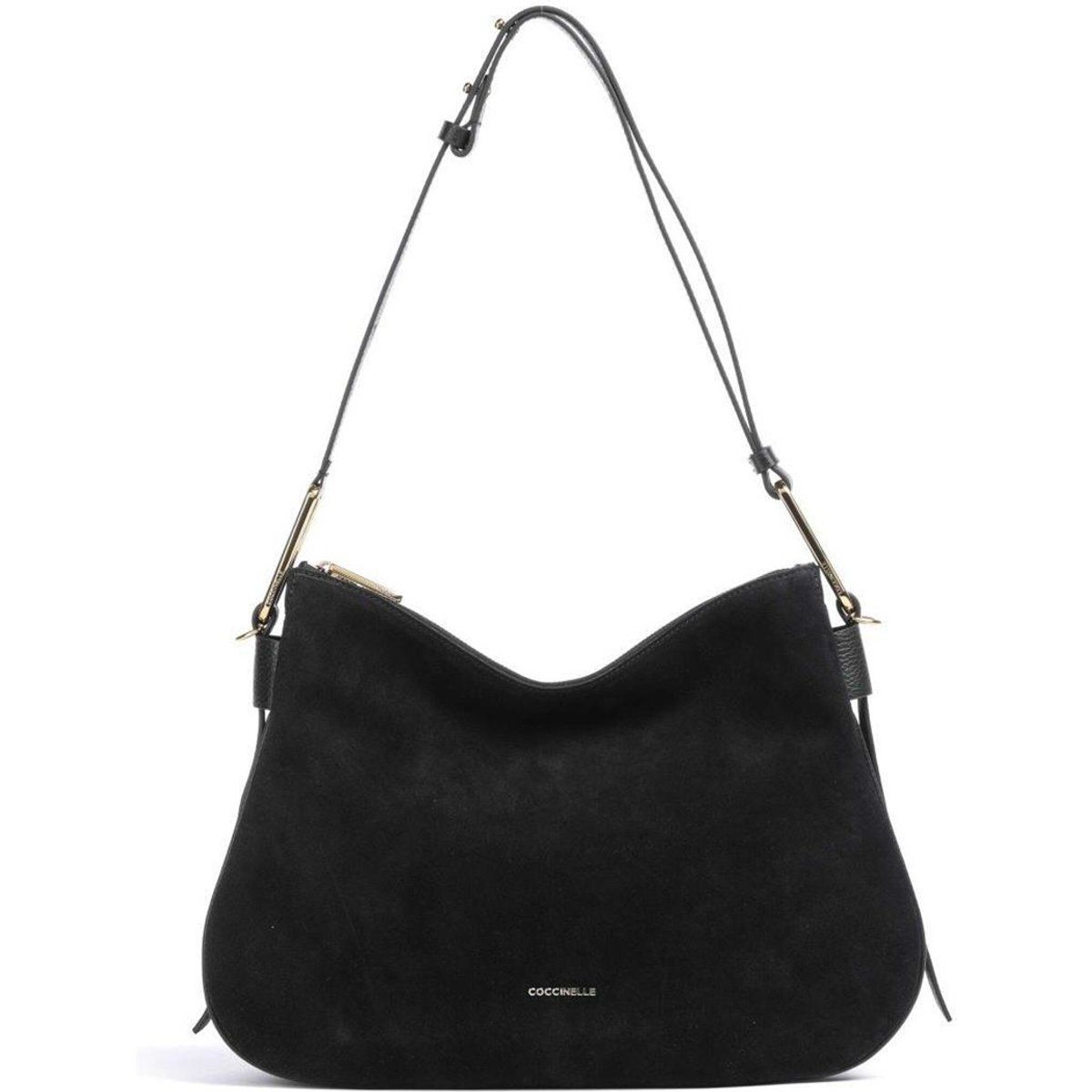 Slouchige Hobo-Handtasche aus Wildleder