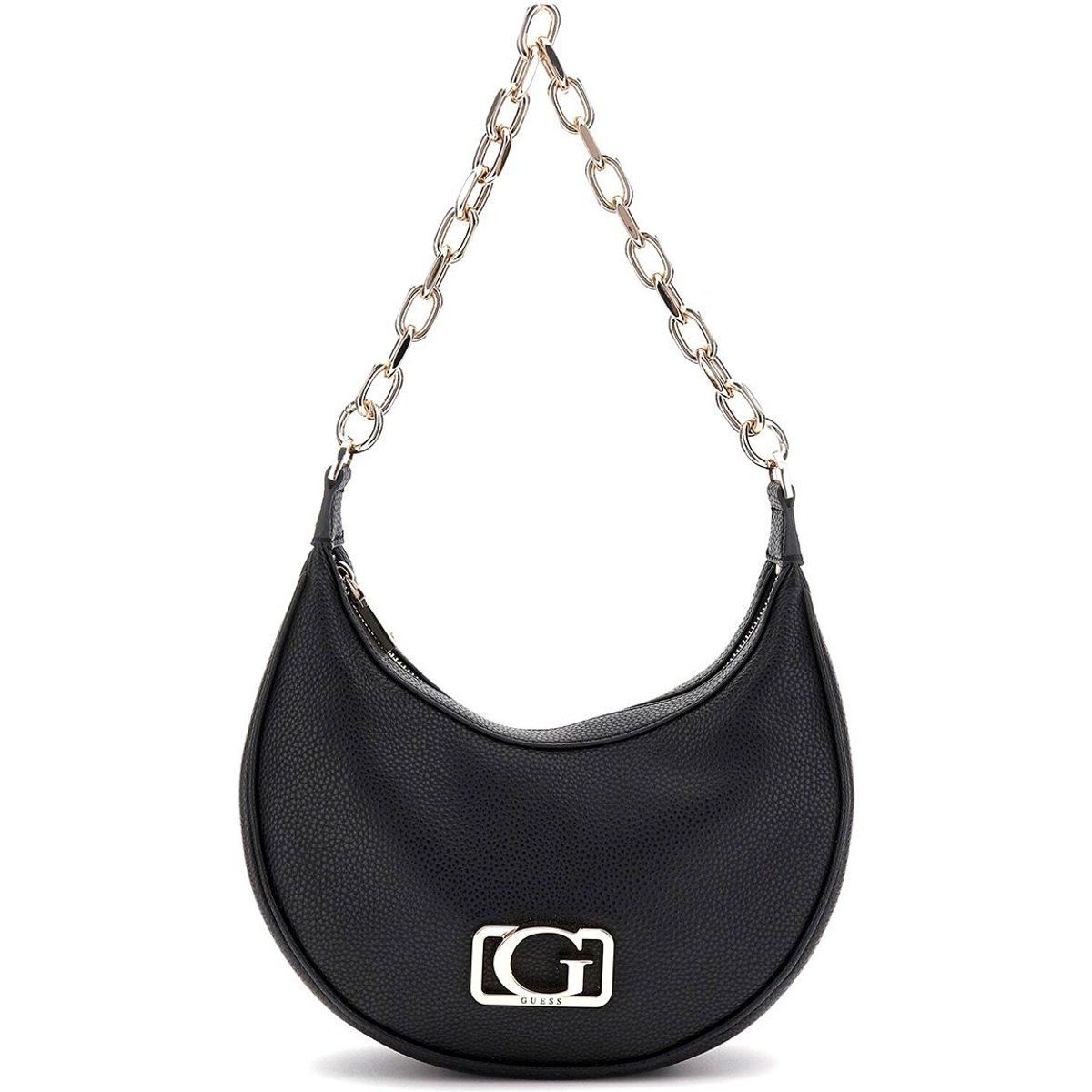 Elegante Halbmond-Hobo mit Kette