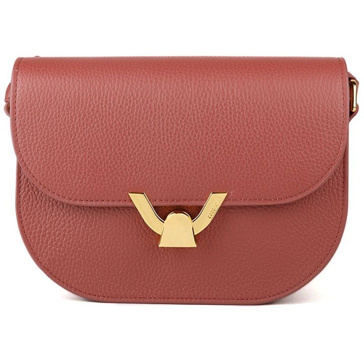 Satteltasche aus genarbtem Leder