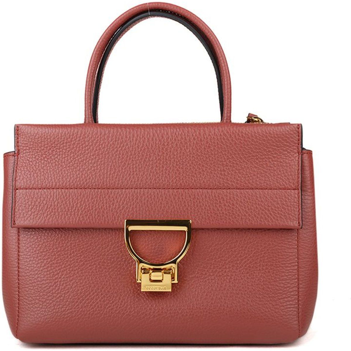 Arlettis Handtasche aus genarbtem Leder