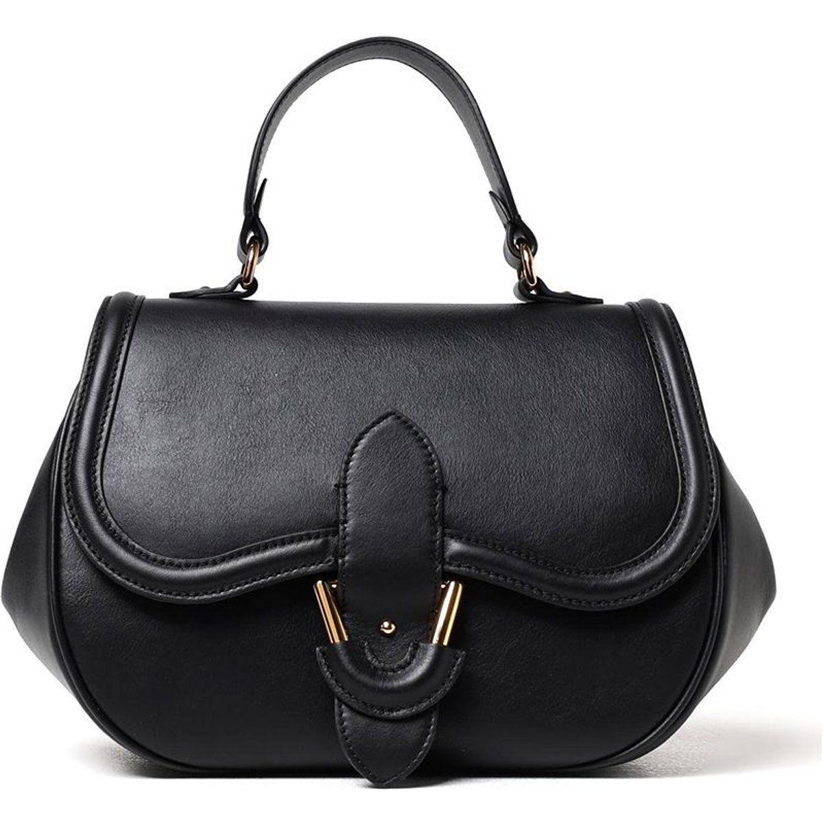 Strukturierte Satteltasche mit Tragegriff