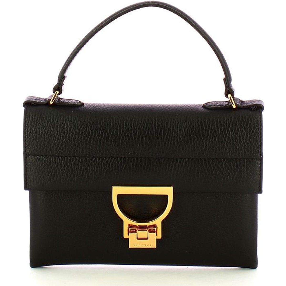 Lederhandtasche mit Signatur-Schnalle