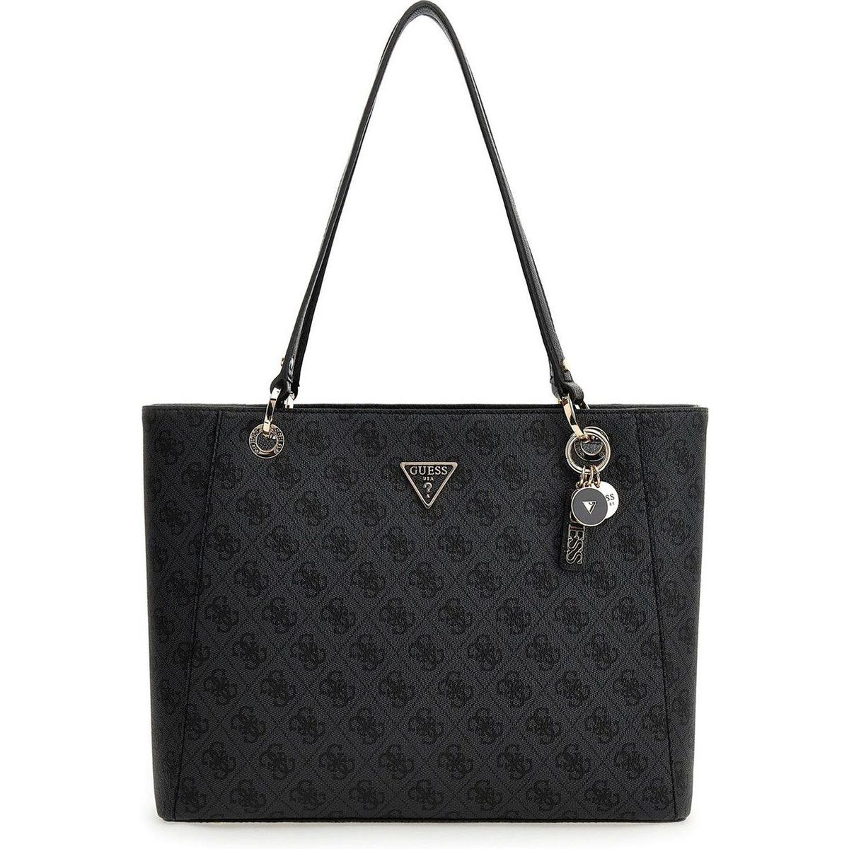 Monogramm-Shopper mit Logo-Anhängern