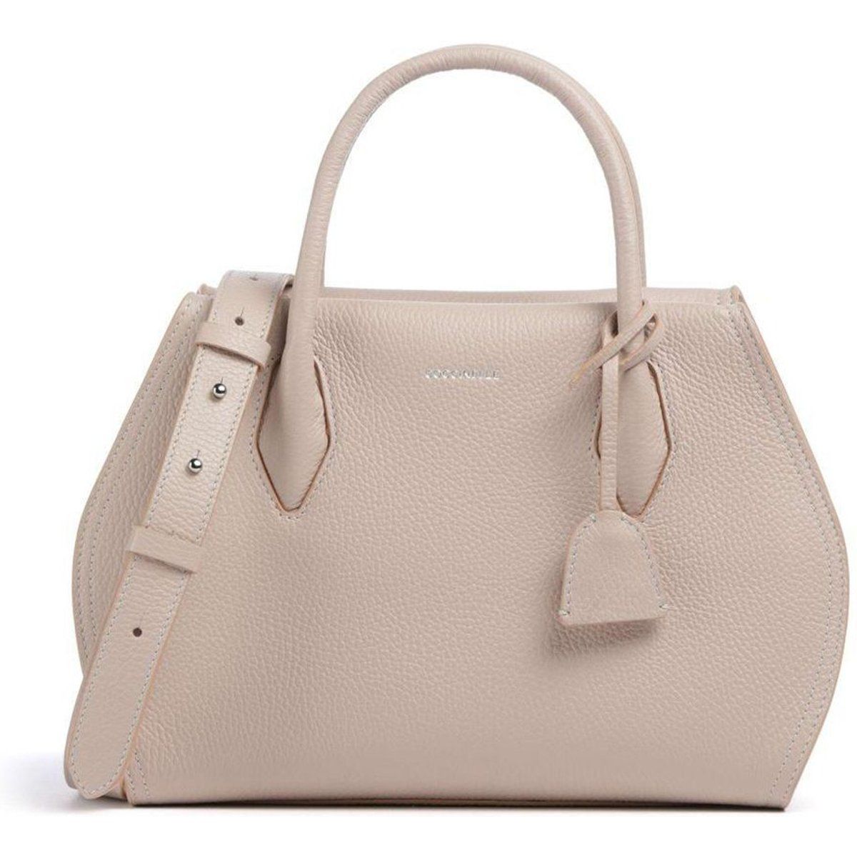 Strukturierte Lord Leder-Henkeltasche