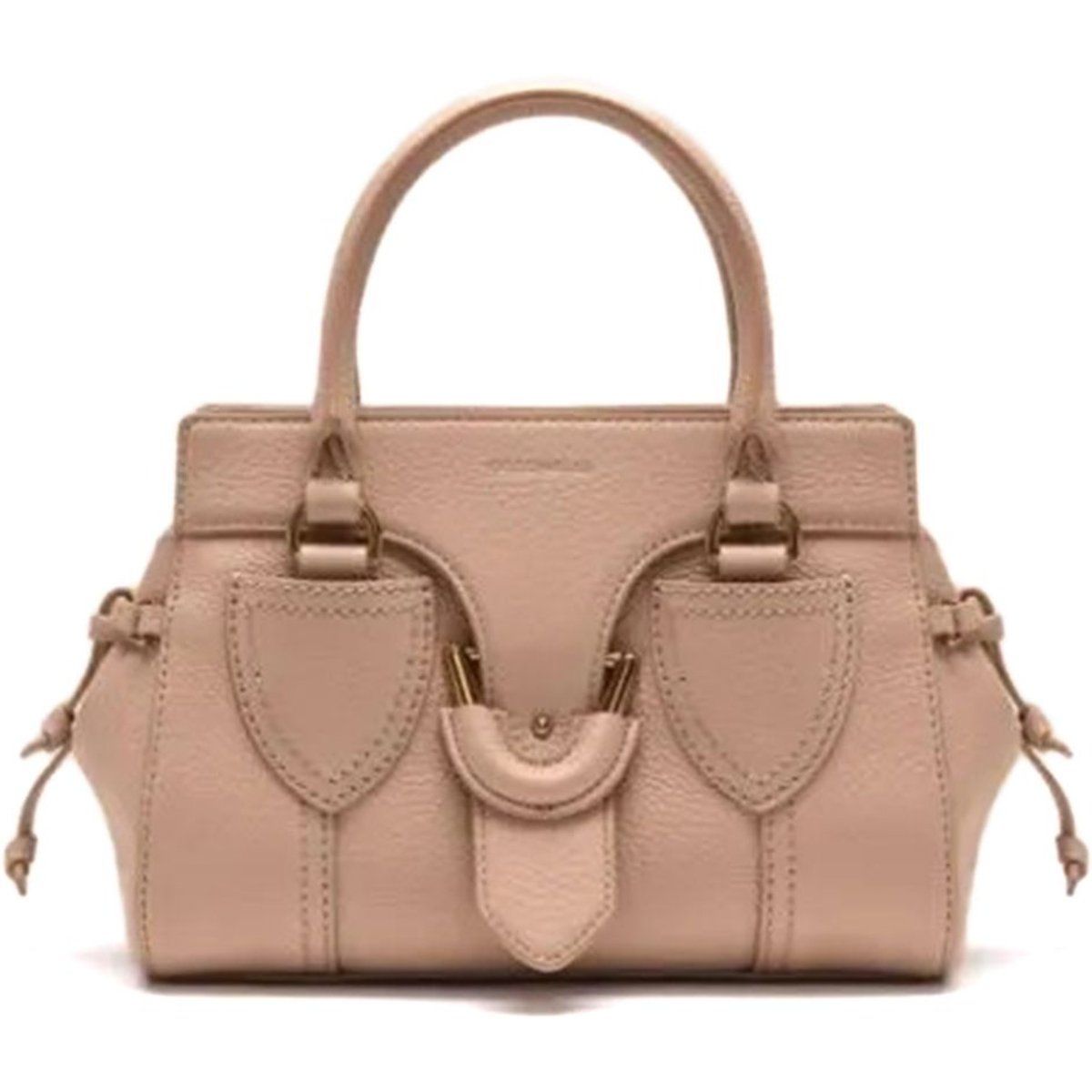Lederhandtasche York mit Henkel