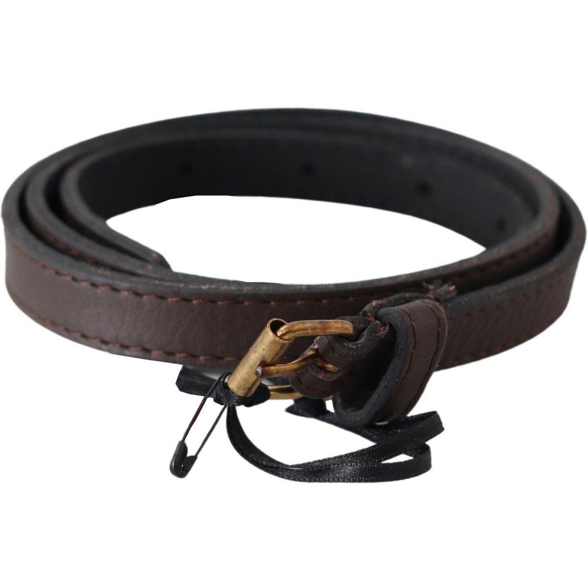 Eleganter schmaler Leder-Taillengürtel
