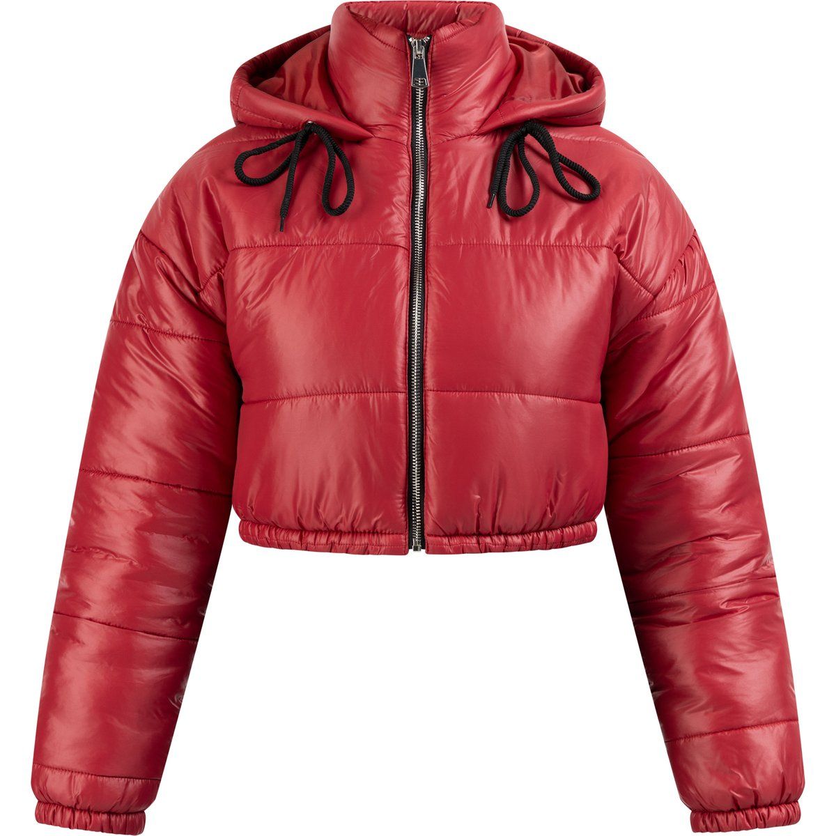 Kurze Steppjacke mit Kapuze
