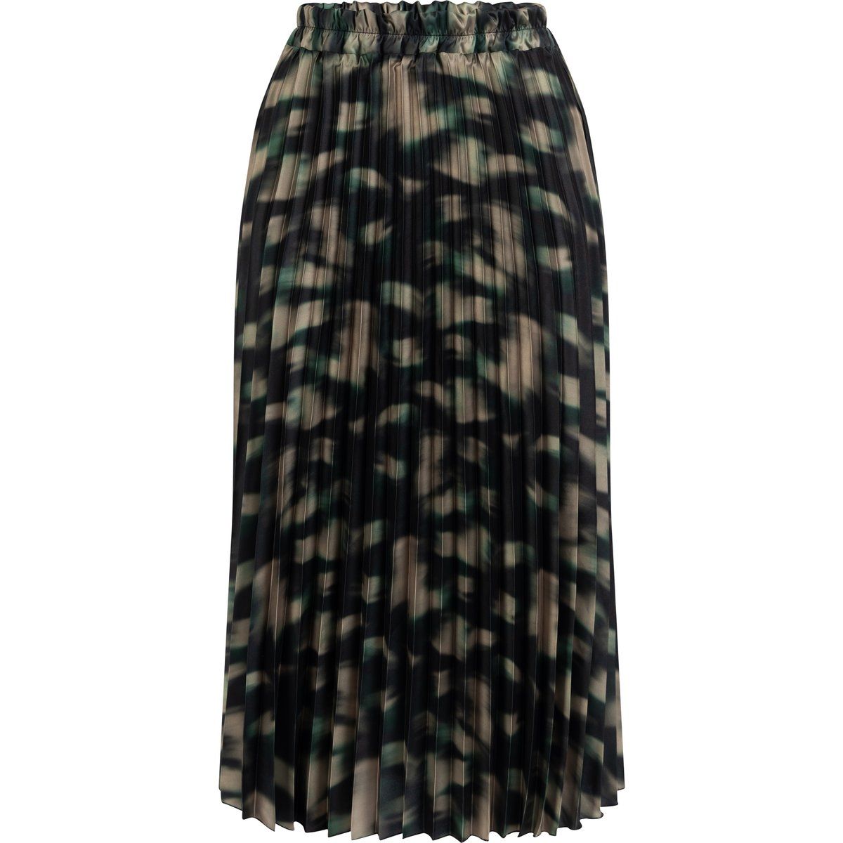 Eleganter Plisseerock mit abstraktem Muster