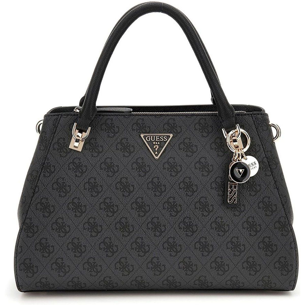 Handtasche mit Monogramm-Muster