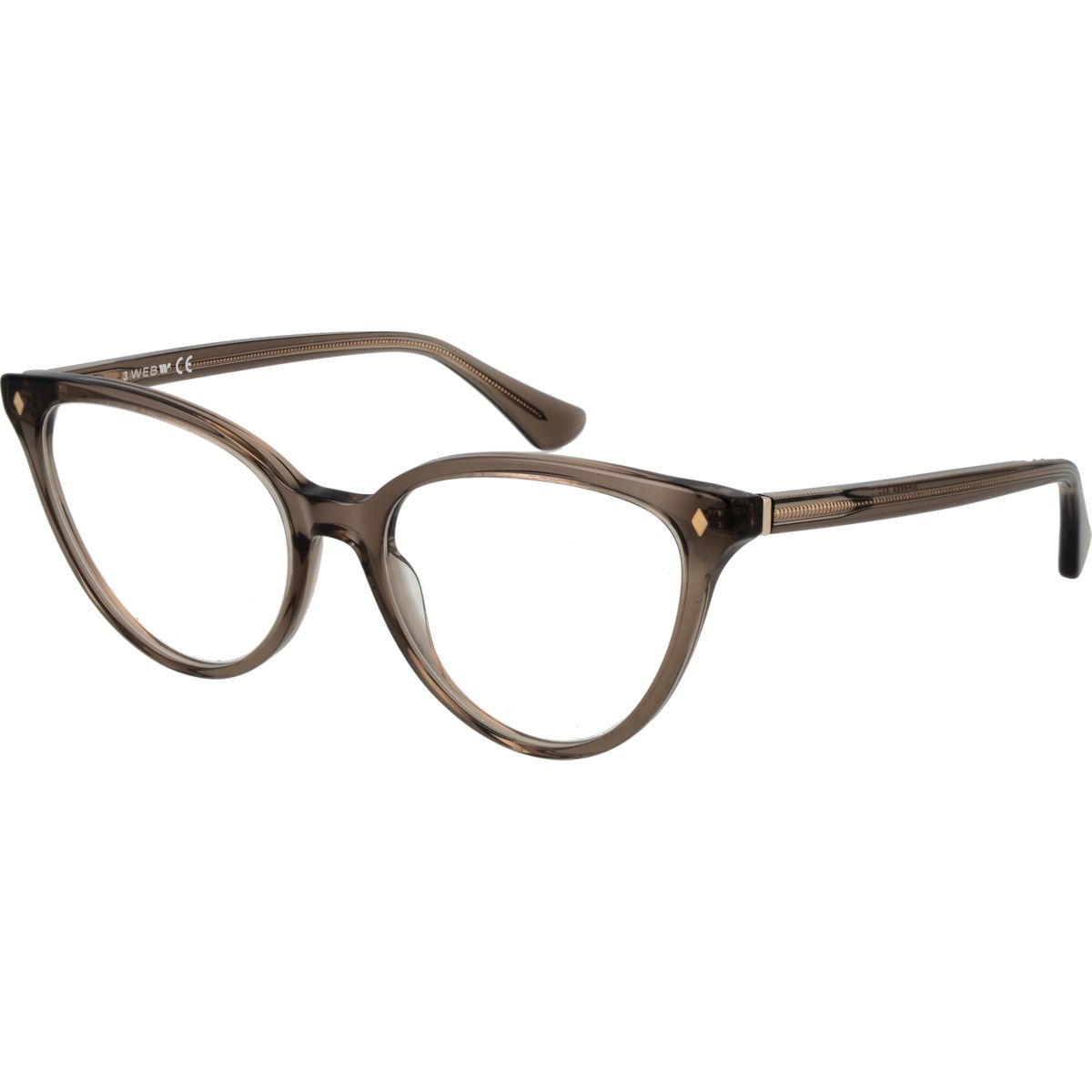 Elegante Brillenfassung in Katzenaugen-Optik